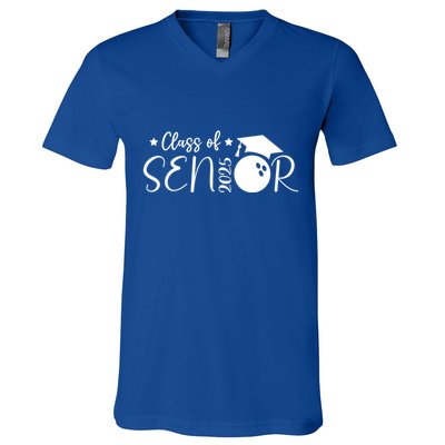 Player Class Of 2025 Graduation Seniors Gift V-Neck T-Shirt