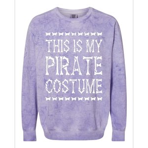 Pirate Costume Outfit Boy Girl Halloween Pirate Colorblast Crewneck Sweatshirt