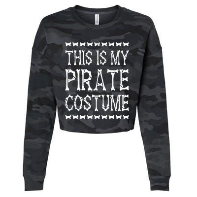 Pirate Costume Outfit Boy Girl Halloween Pirate Cropped Pullover Crew