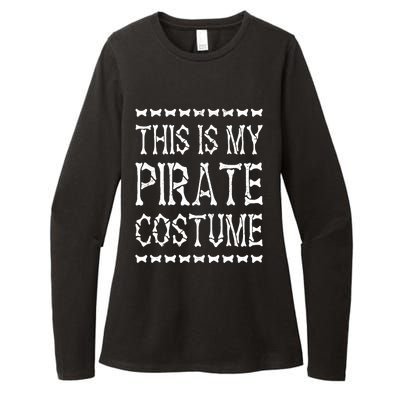 Pirate Costume Outfit Boy Girl Halloween Pirate Womens CVC Long Sleeve Shirt