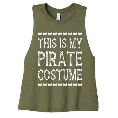 Pirate Costume Outfit Boy Girl Halloween Pirate Women's Racerback Cropped Tank