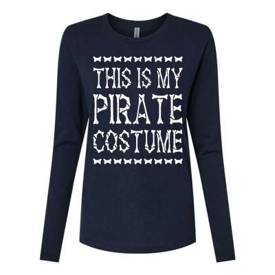 Pirate Costume Outfit Boy Girl Halloween Pirate Womens Cotton Relaxed Long Sleeve T-Shirt