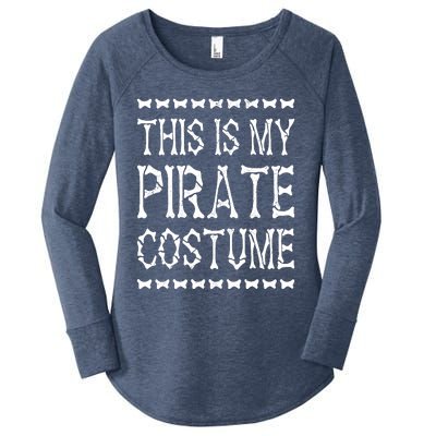 Pirate Costume Outfit Boy Girl Halloween Pirate Women's Perfect Tri Tunic Long Sleeve Shirt