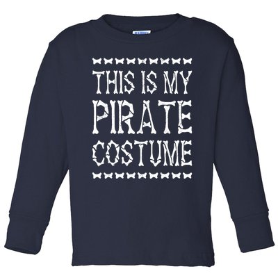 Pirate Costume Outfit Boy Girl Halloween Pirate Toddler Long Sleeve Shirt