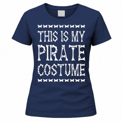 Pirate Costume Outfit Boy Girl Halloween Pirate Women's T-Shirt