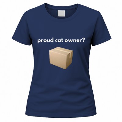 Proud Cat Owner Schrodingers Cat Funny Women's T-Shirt