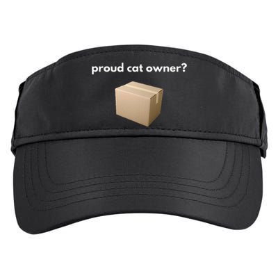 Proud Cat Owner Schrodingers Cat Funny Adult Drive Performance Visor