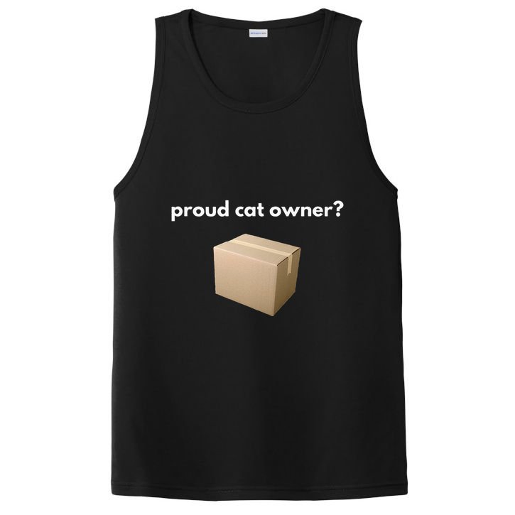 Proud Cat Owner Schrodingers Cat Funny PosiCharge Competitor Tank
