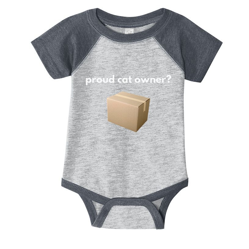 Proud Cat Owner Schrodingers Cat Funny Infant Baby Jersey Bodysuit