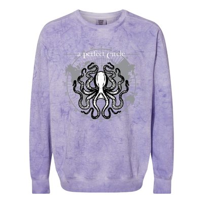 Perfect Circle Octopus Funny Gift Cute Gift Colorblast Crewneck Sweatshirt