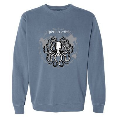 Perfect Circle Octopus Funny Gift Cute Gift Garment-Dyed Sweatshirt