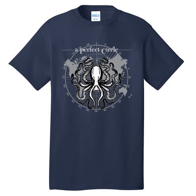 Perfect Circle Octopus Funny Gift Cute Gift Tall T-Shirt