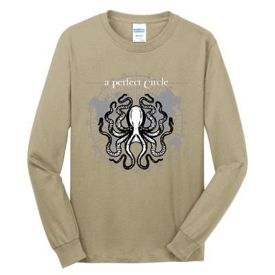 Perfect Circle Octopus Funny Gift Cute Gift Tall Long Sleeve T-Shirt