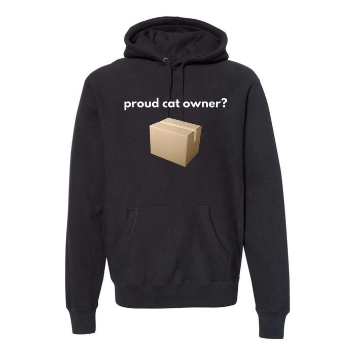 proud cat owner schrodingers cat funny Premium Hoodie