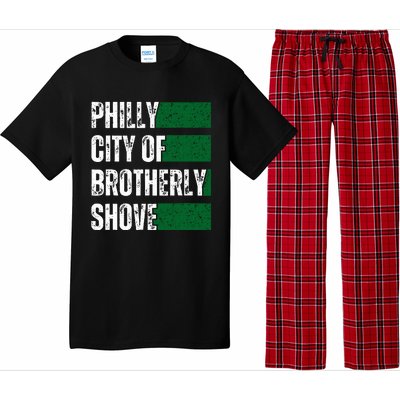 Philly City Of Brotherly Shove American Football Quarterback Pajama Set