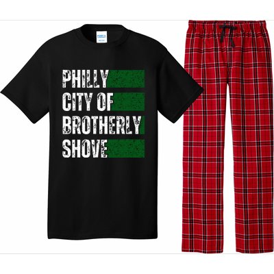 Philly City Of Brotherly Shove American Football Quarterback Pajama Set