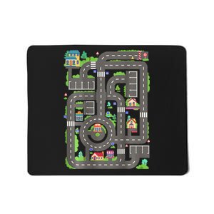 Play Cars On Dad Back Race Track Mat Mousepad