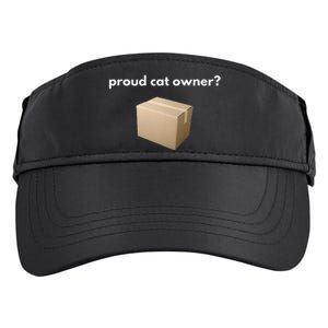 Proud Cat Owner Schrodingers Cat Funny Adult Drive Performance Visor