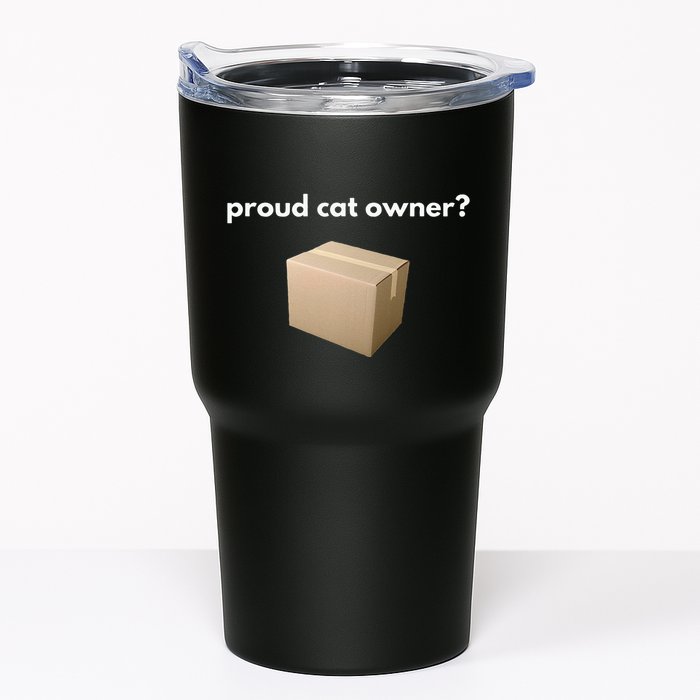 Proud Cat Owner Schrodingers Cat Funny Tumbler