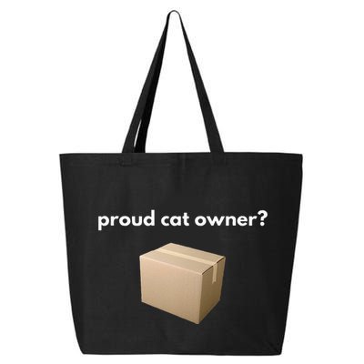 Proud Cat Owner Schrodingers Cat Funny 25L Jumbo Tote