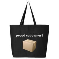 Proud Cat Owner Schrodingers Cat Funny 25L Jumbo Tote