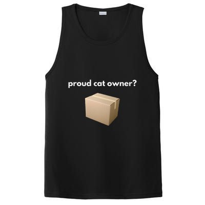 Proud Cat Owner Schrodingers Cat Funny PosiCharge Competitor Tank