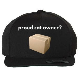 Proud Cat Owner Schrodingers Cat Funny Wool Snapback Cap