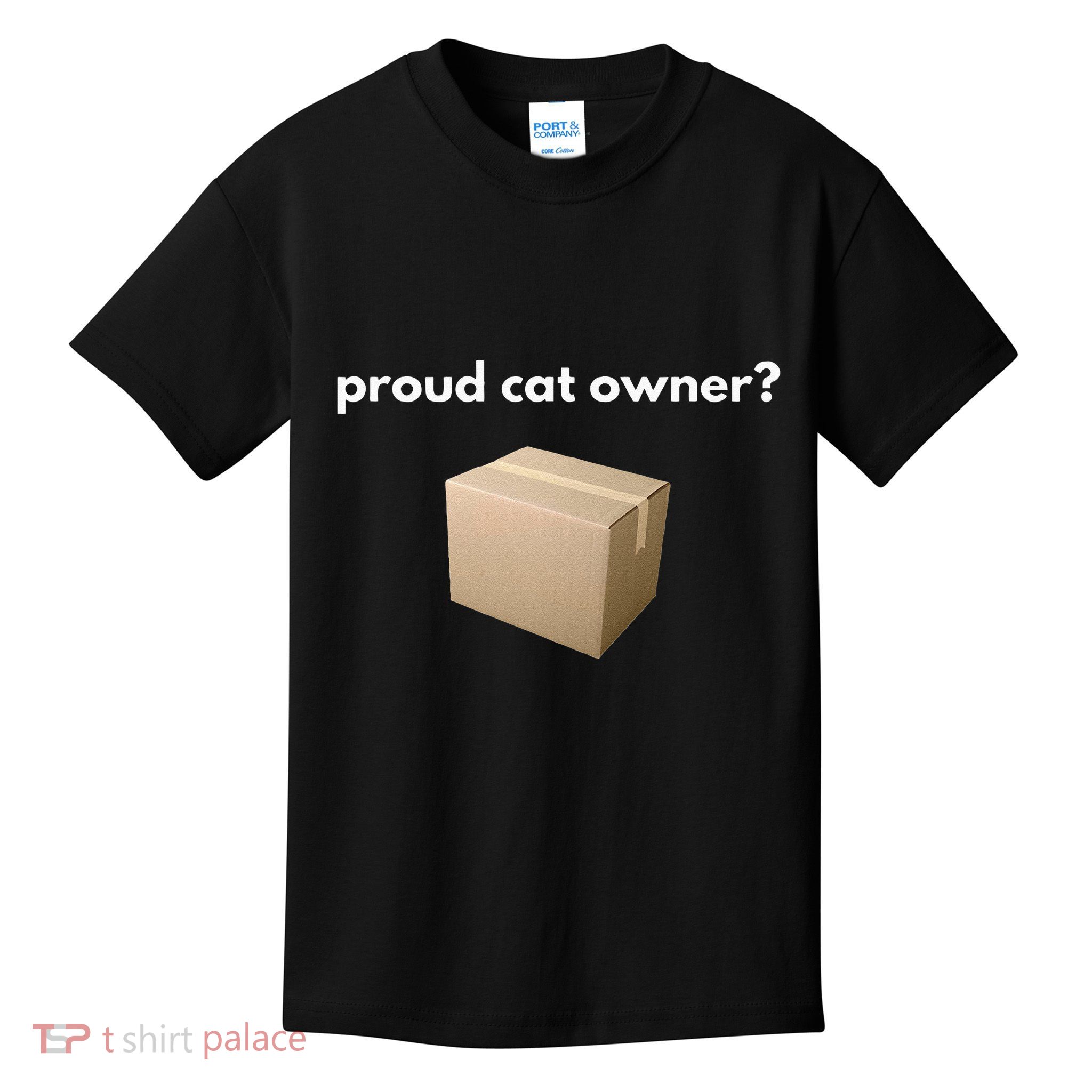 Proud Cat Owner Schrodingers Cat Funny Kids T-Shirt