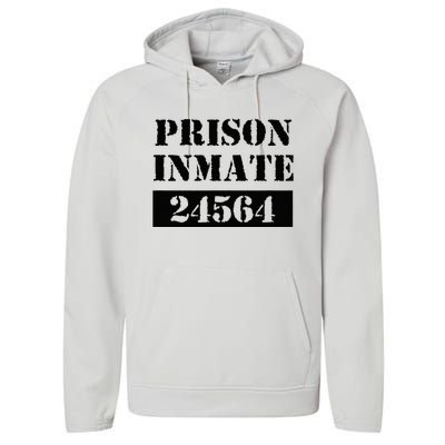 Prisoner Costume Orange Prison Uniform Halloween Jail Inmate Performance Fleece Hoodie