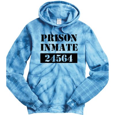 Prisoner Costume Orange Prison Uniform Halloween Jail Inmate Tie Dye Hoodie