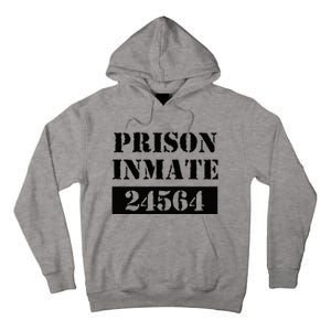 Prisoner Costume Orange Prison Uniform Halloween Jail Inmate Tall Hoodie