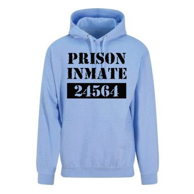 Prisoner Costume Orange Prison Uniform Halloween Jail Inmate Unisex Surf Hoodie