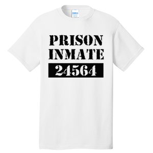 Prisoner Costume Orange Prison Uniform Halloween Jail Inmate Tall T-Shirt