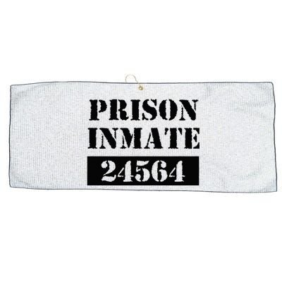 Prisoner Costume Orange Prison Uniform Halloween Jail Inmate Large Microfiber Waffle Golf Towel