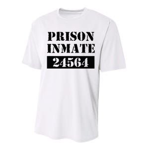 Prisoner Costume Orange Prison Uniform Halloween Jail Inmate Performance Sprint T-Shirt