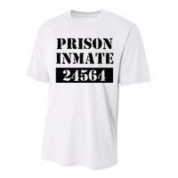 Prisoner Costume Orange Prison Uniform Halloween Jail Inmate Performance Sprint T-Shirt