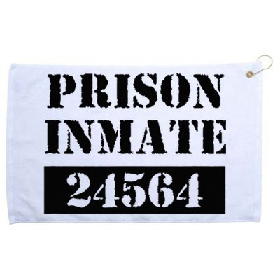 Prisoner Costume Orange Prison Uniform Halloween Jail Inmate Grommeted Golf Towel