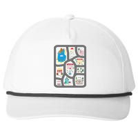 Play Cars On Dad's Back Mat Road Car Race Track Gift Snapback Five-Panel Rope Hat