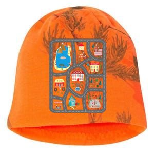 Play Cars On Dad's Back Mat Road Car Race Track Gift Kati - Camo Knit Beanie