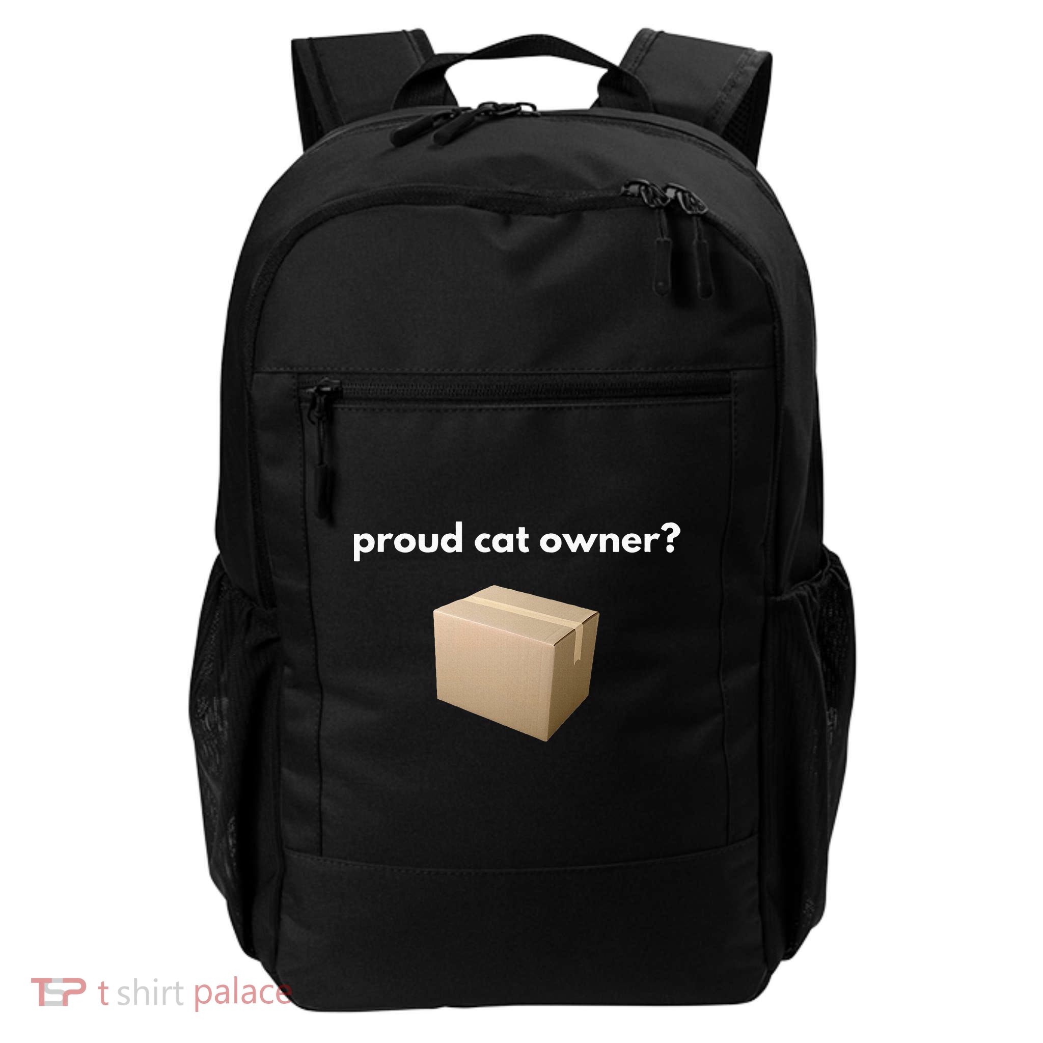 Proud Cat Owner Schrodingers Cat Funny Daily Commute Backpack