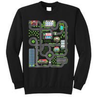 Play Cars On Dad Back Race Track Mat Fathers Day Sweatshirt