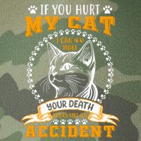 Protective Cat Owner Message Legacy Tie Dye Trucker Hat