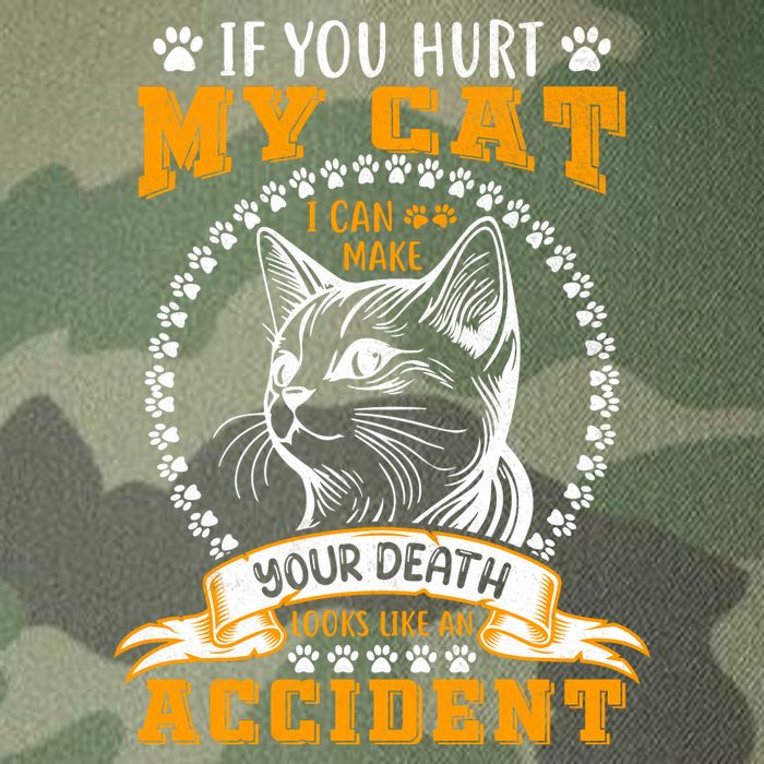 Protective Cat Owner Message Legacy Tie Dye Trucker Hat