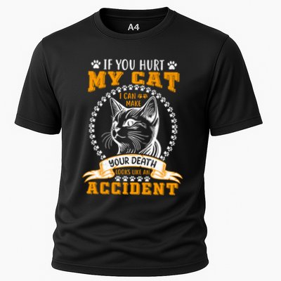 Protective Cat Owner Message Performance Shirt
