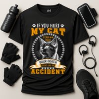 Protective Cat Owner Message Performance Shirt