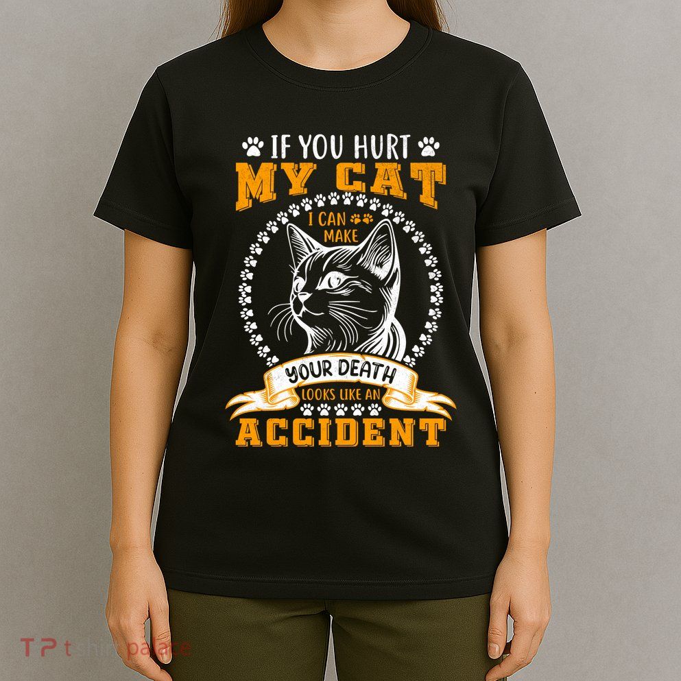 Protective Cat Owner Message T-Shirt