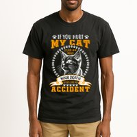 Protective Cat Owner Message Tall T-Shirt