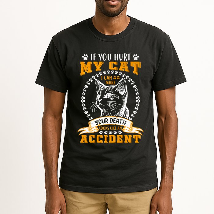 Protective Cat Owner Message Tall T-Shirt