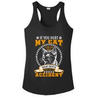 Protective Cat Owner Message Ladies PosiCharge Competitor Racerback Tank