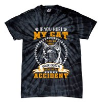 Protective Cat Owner Message Tie-Dye T-Shirt